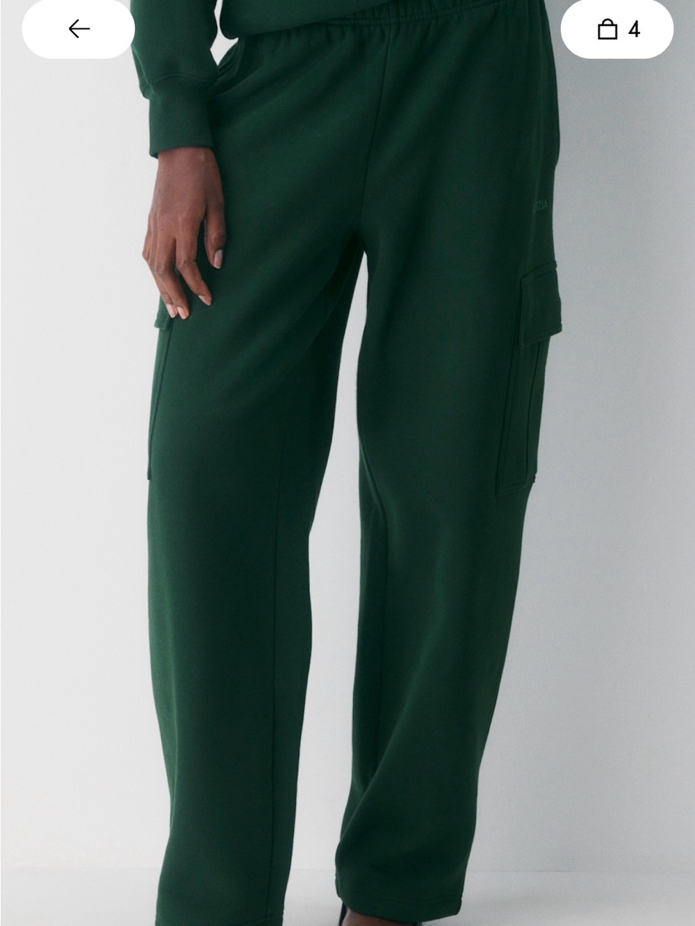 ARITZIA cargo sweats green